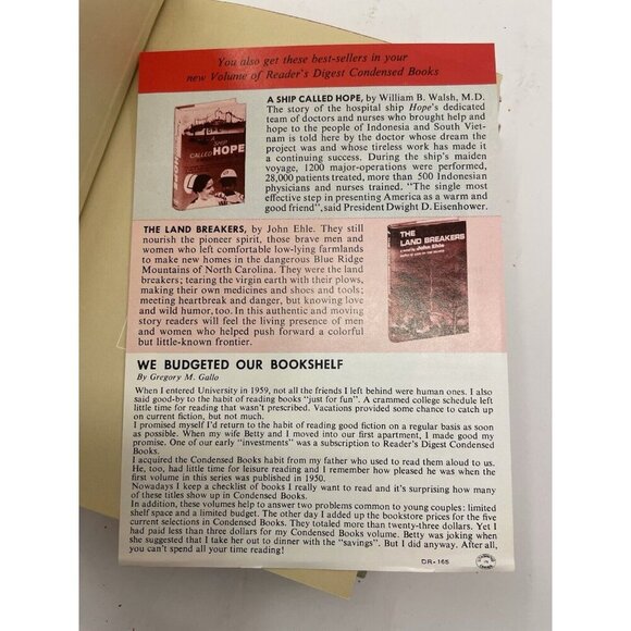 Readers Digest Condensed Books 1st Ed 1964 Decorative Cloth HC - Near Mint - Picture 3 of 10